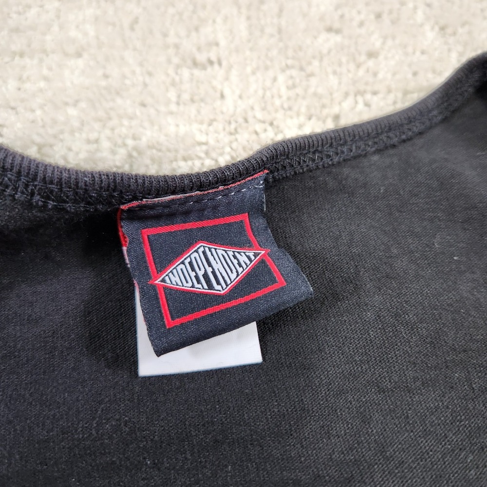 Independent Truck Company Shirt Adult Small Tank Top Y2K Skate Black Bar Logo - Picture 3 of 8